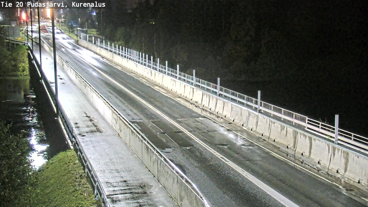 Weather Camera Image Road 20 Pudasjärvi, Kurenalus, Pudasjärvi, Pohjois-Pohjanmaa