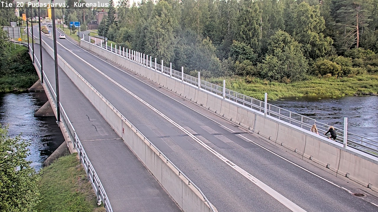 Weather Camera Image Road 20 Pudasjärvi, Kurenalus, Pudasjärvi, Pohjois-Pohjanmaa