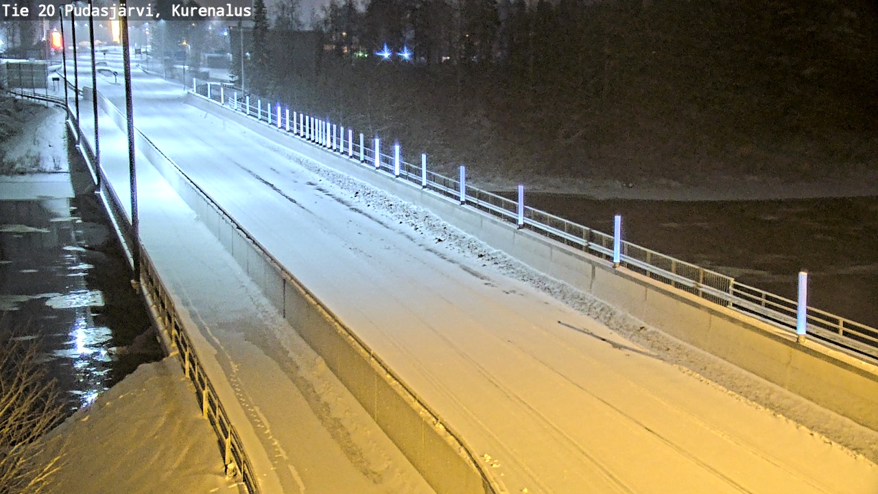 Kelikamerat Kuva Tie 20 Pudasjärvi, Kurenalus, Pudasjärvi, Pohjois-Pohjanmaa