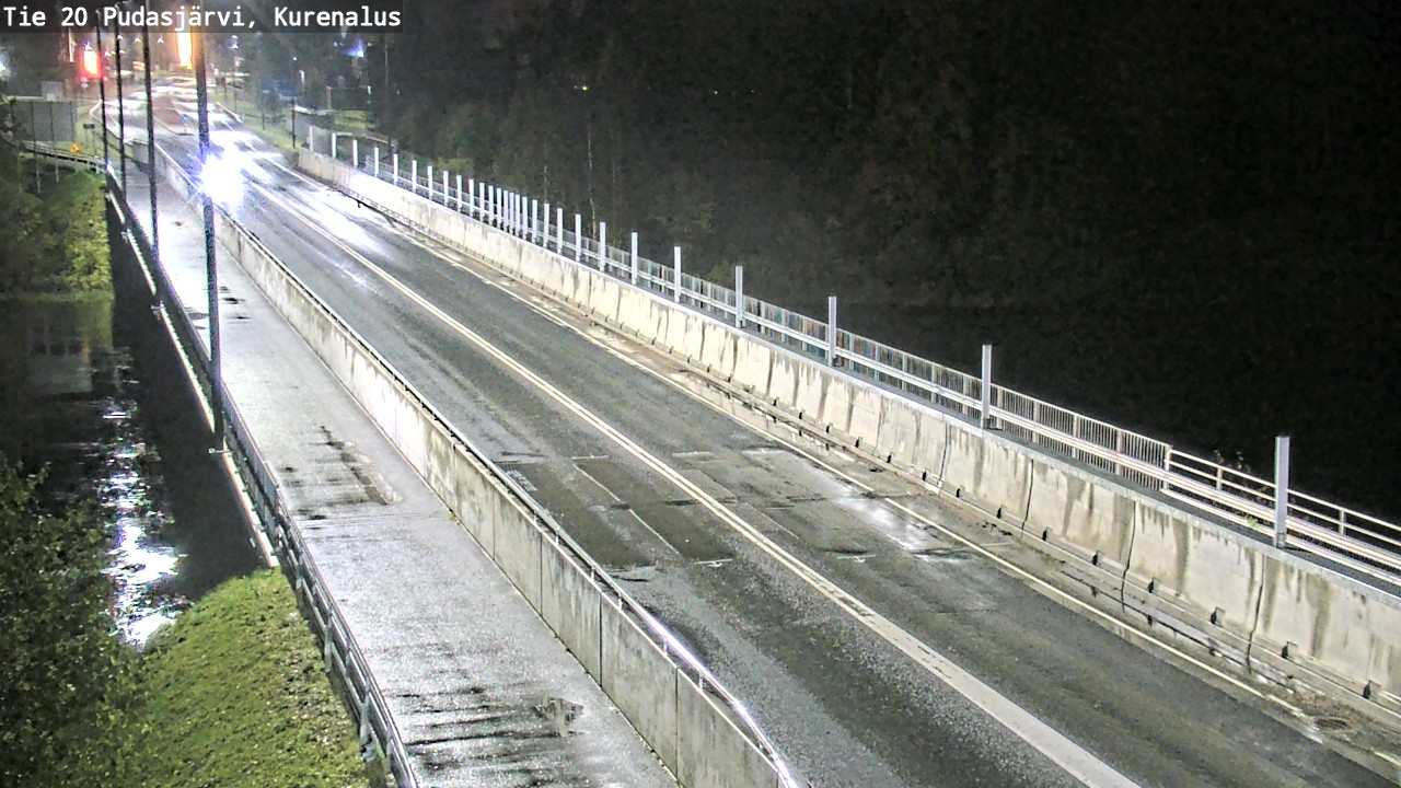 Weather Camera Image Road 20 Pudasjärvi, Kurenalus, Pudasjärvi, Pohjois-Pohjanmaa