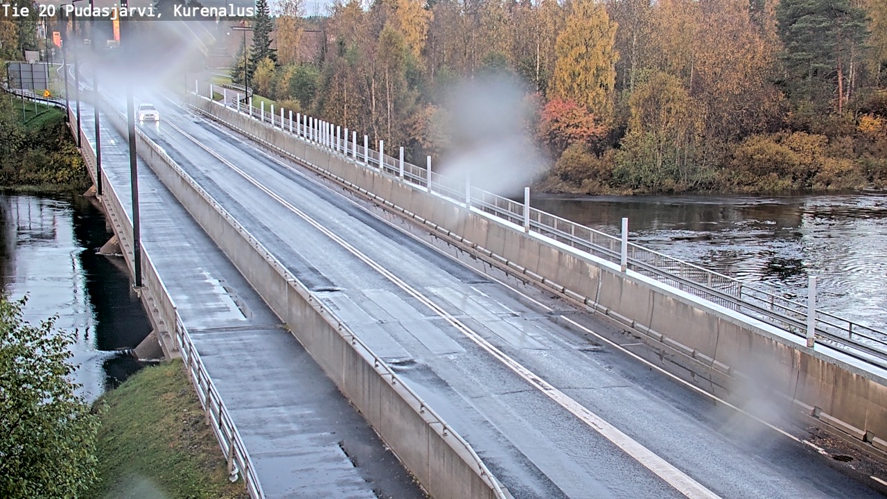 Weather Camera Image Road 20 Pudasjärvi, Kurenalus, Pudasjärvi, Pohjois-Pohjanmaa