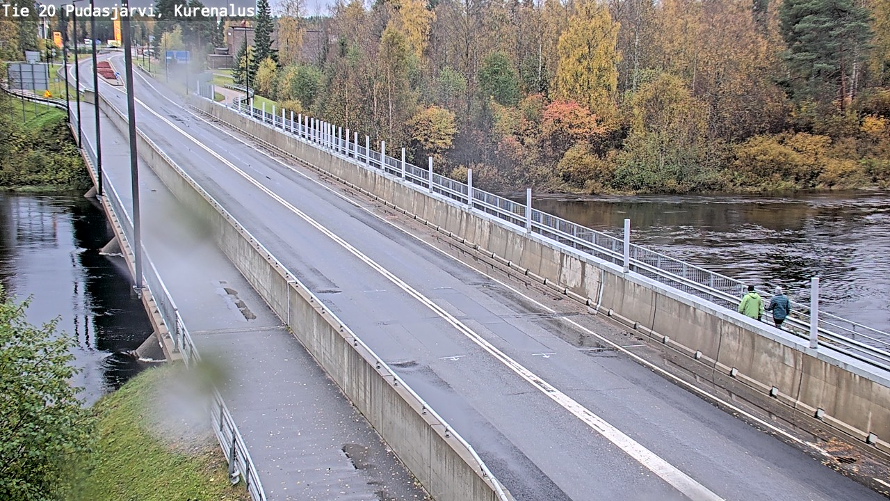 Weather Camera Image Road 20 Pudasjärvi, Kurenalus, Pudasjärvi, Pohjois-Pohjanmaa