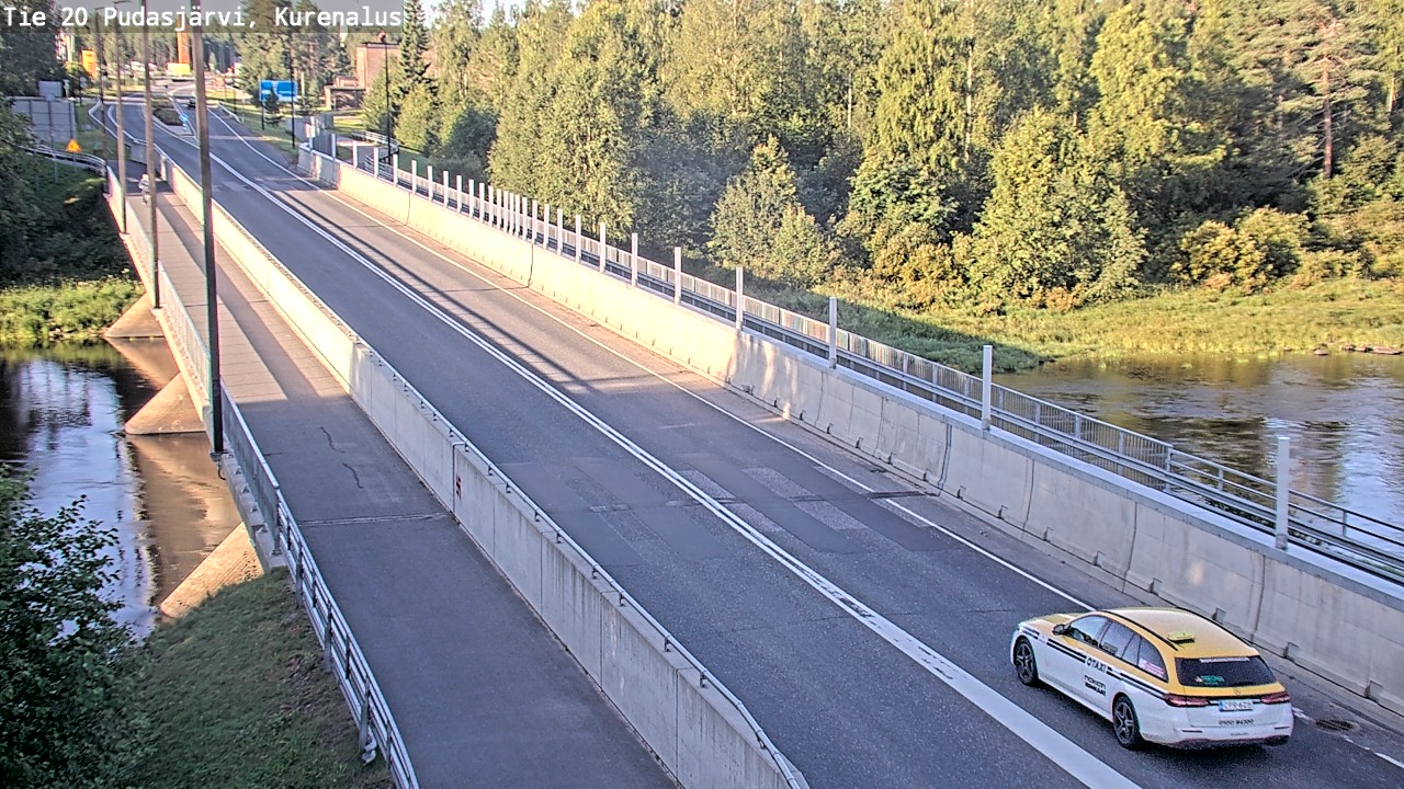 Weather Camera Image Road 20 Pudasjärvi, Kurenalus, Pudasjärvi, Pohjois-Pohjanmaa