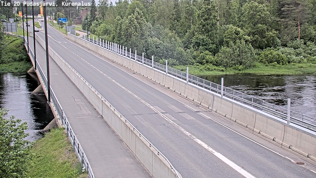 Weather Camera Image Väg 20Pudasjärvi, Kurenalus, Pudasjärvi, Pohjois-Pohjanmaa