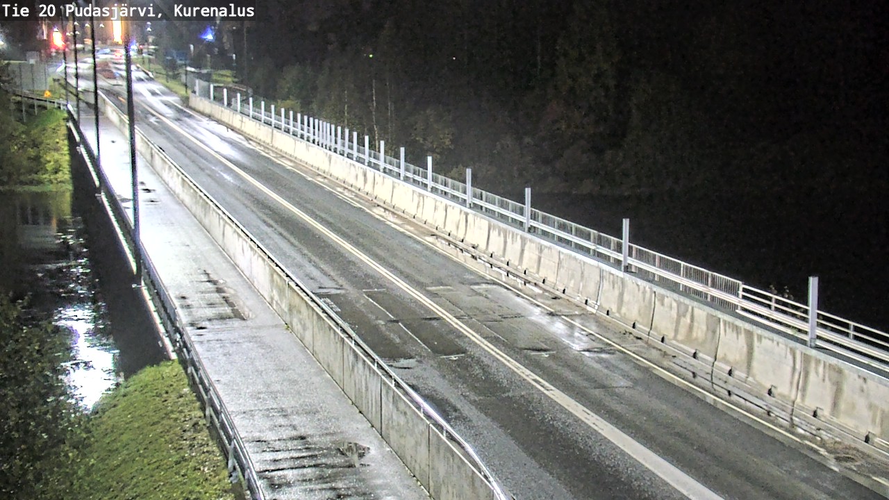 Weather Camera Image Road 20 Pudasjärvi, Kurenalus, Pudasjärvi, Pohjois-Pohjanmaa