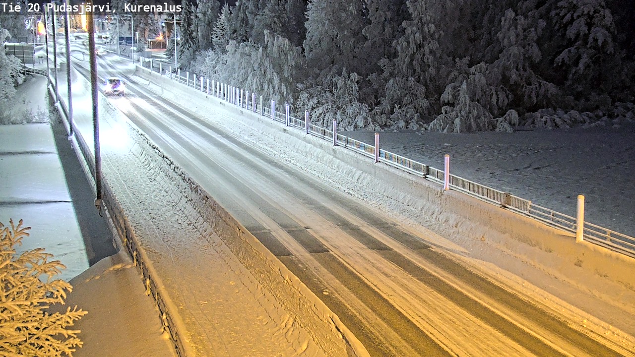 Kelikamerat Kuva Tie 20 Pudasjärvi, Kurenalus, Pudasjärvi, Pohjois-Pohjanmaa