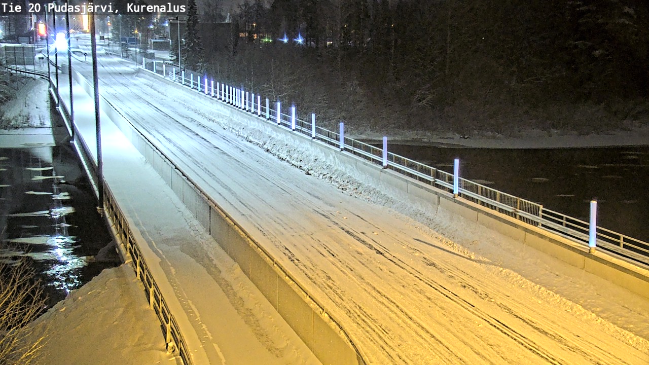 Kelikamerat Kuva Tie 20 Pudasjärvi, Kurenalus, Pudasjärvi, Pohjois-Pohjanmaa