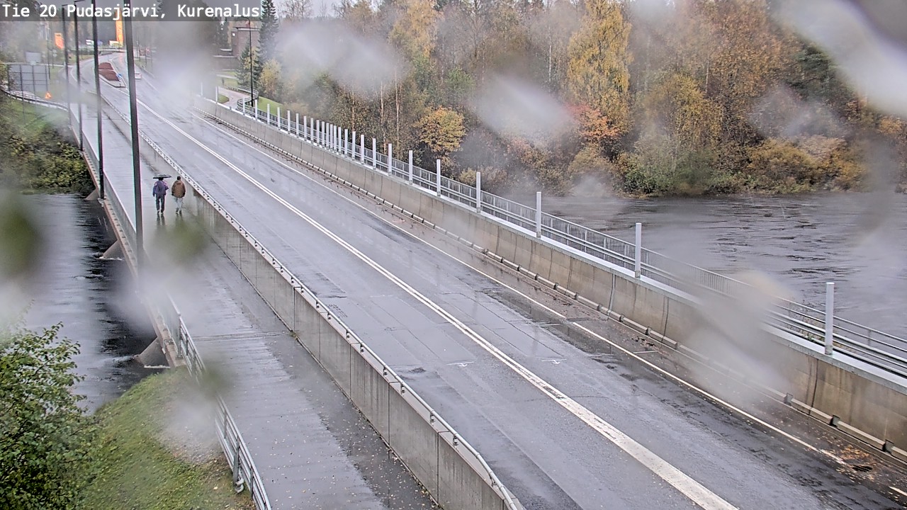 Weather Camera Image Road 20 Pudasjärvi, Kurenalus, Pudasjärvi, Pohjois-Pohjanmaa