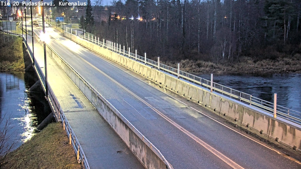 Kelikamerat Kuva Tie 20 Pudasjärvi, Kurenalus, Pudasjärvi, Pohjois-Pohjanmaa