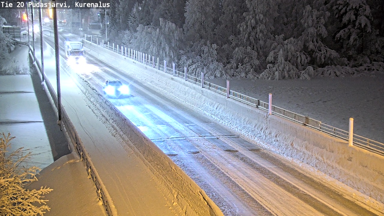 Kelikamerat Kuva Tie 20 Pudasjärvi, Kurenalus, Pudasjärvi, Pohjois-Pohjanmaa