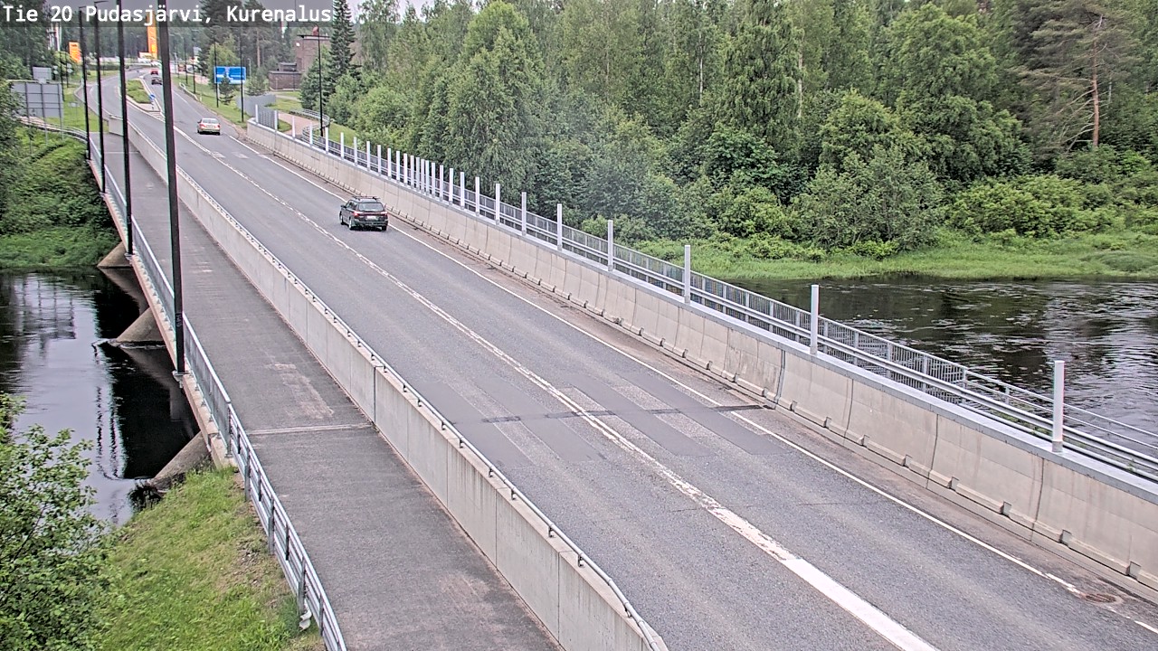 Kelikamerat Kuva Tie 20 Pudasjärvi, Kurenalus, Pudasjärvi, Pohjois-Pohjanmaa
