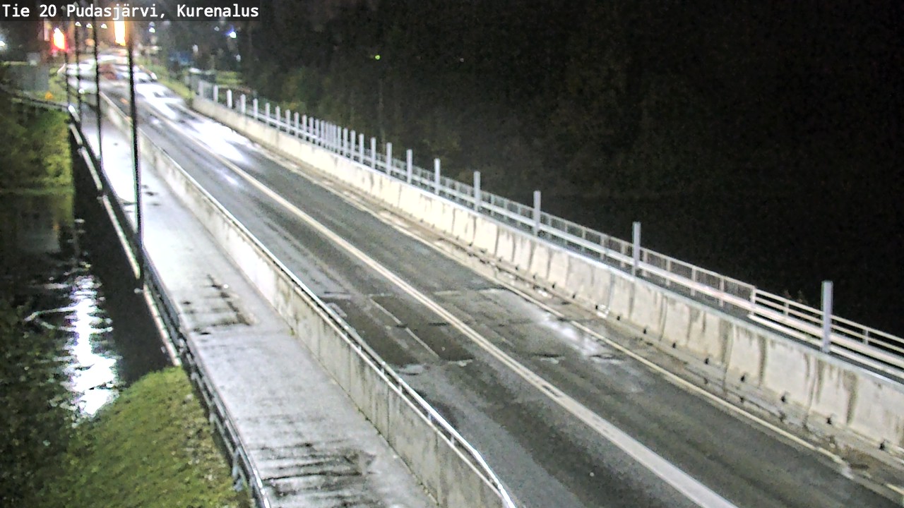 Weather Camera Image Road 20 Pudasjärvi, Kurenalus, Pudasjärvi, Pohjois-Pohjanmaa