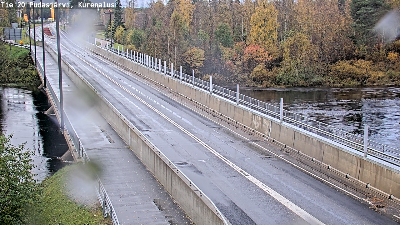 Weather Camera Image Road 20 Pudasjärvi, Kurenalus, Pudasjärvi, Pohjois-Pohjanmaa