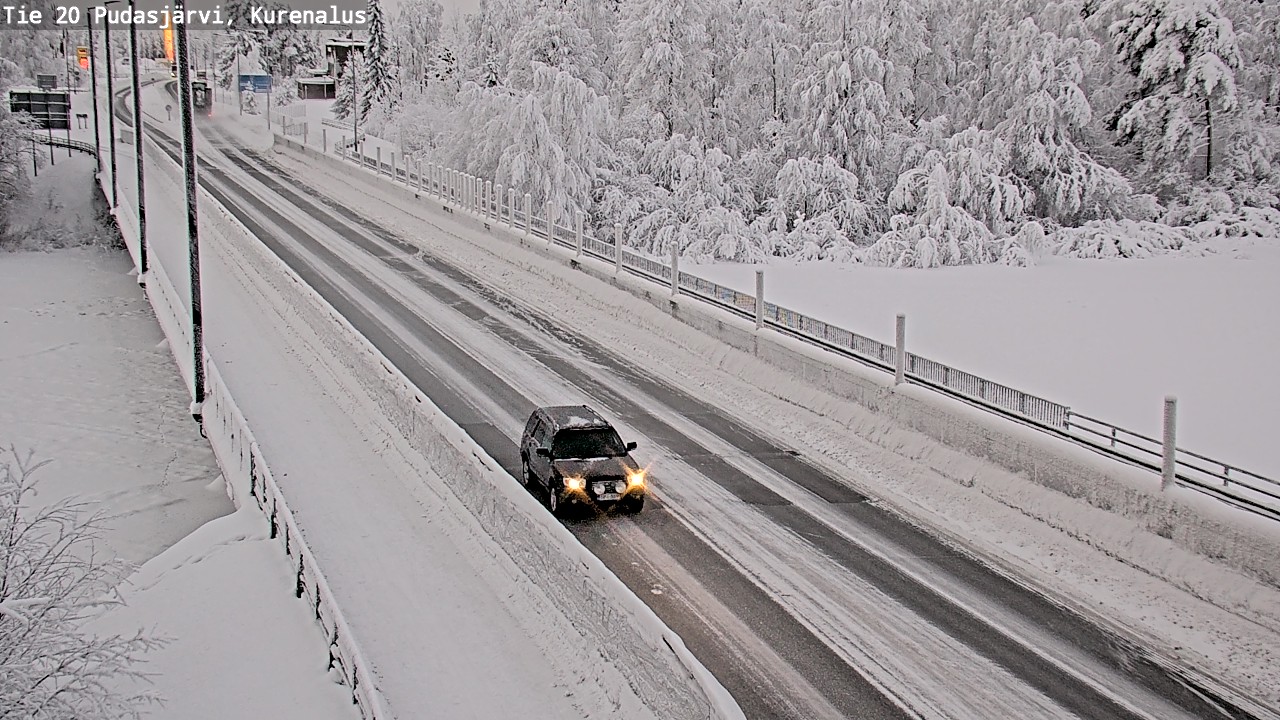 Kelikamerat Kuva Tie 20 Pudasjärvi, Kurenalus, Pudasjärvi, Pohjois-Pohjanmaa