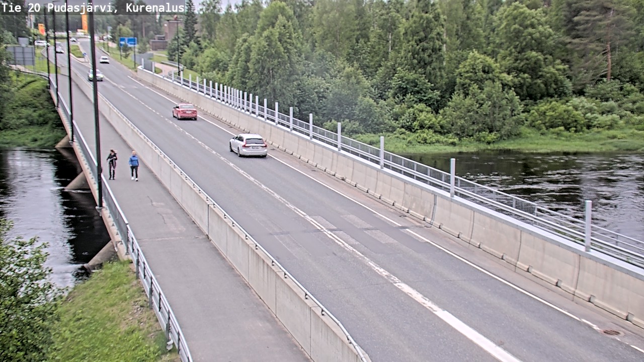 Weather Camera Image Väg 20Pudasjärvi, Kurenalus, Pudasjärvi, Pohjois-Pohjanmaa