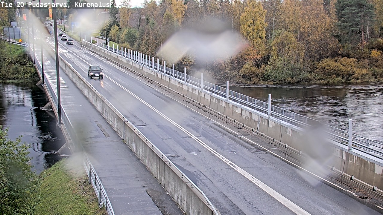 Weather Camera Image Road 20 Pudasjärvi, Kurenalus, Pudasjärvi, Pohjois-Pohjanmaa