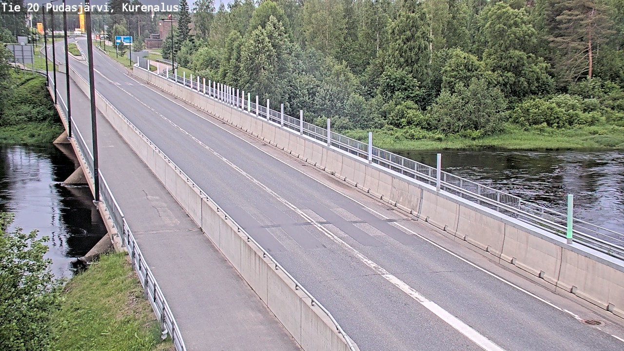 Kelikamerat Kuva Tie 20 Pudasjärvi, Kurenalus, Pudasjärvi, Pohjois-Pohjanmaa