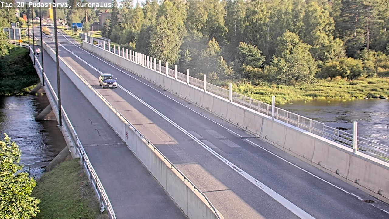 Weather Camera Image Road 20 Pudasjärvi, Kurenalus, Pudasjärvi, Pohjois-Pohjanmaa