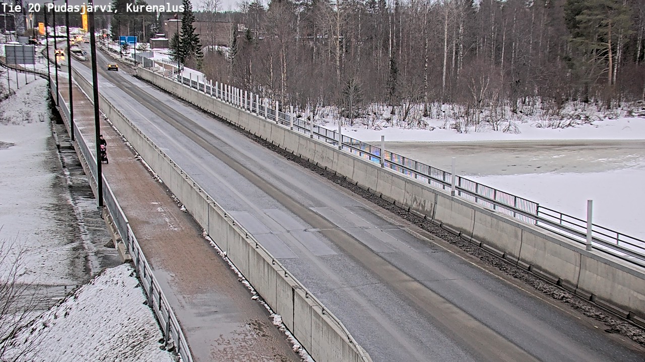 Weather Camera Image Road 20 Pudasjärvi, Kurenalus, Pudasjärvi, Pohjois-Pohjanmaa