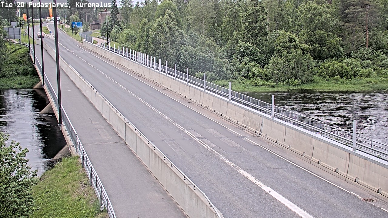 Weather Camera Image Väg 20Pudasjärvi, Kurenalus, Pudasjärvi, Pohjois-Pohjanmaa