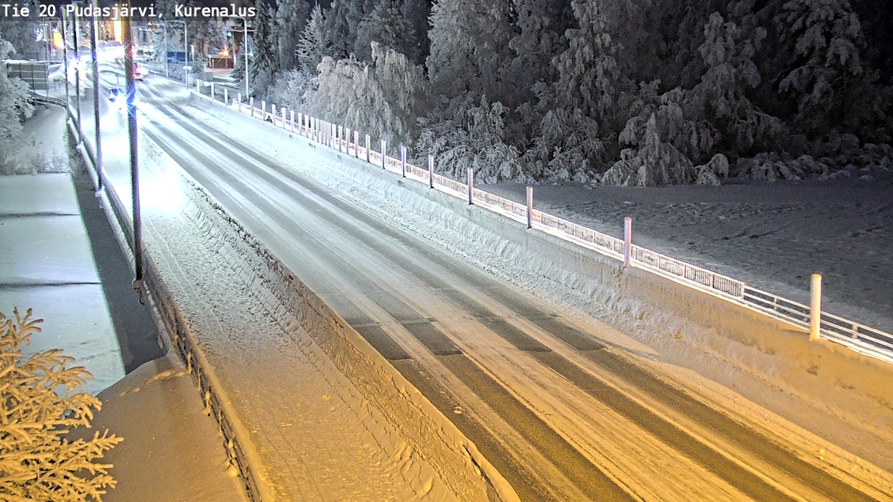 Kelikamerat Kuva Tie 20 Pudasjärvi, Kurenalus, Pudasjärvi, Pohjois-Pohjanmaa