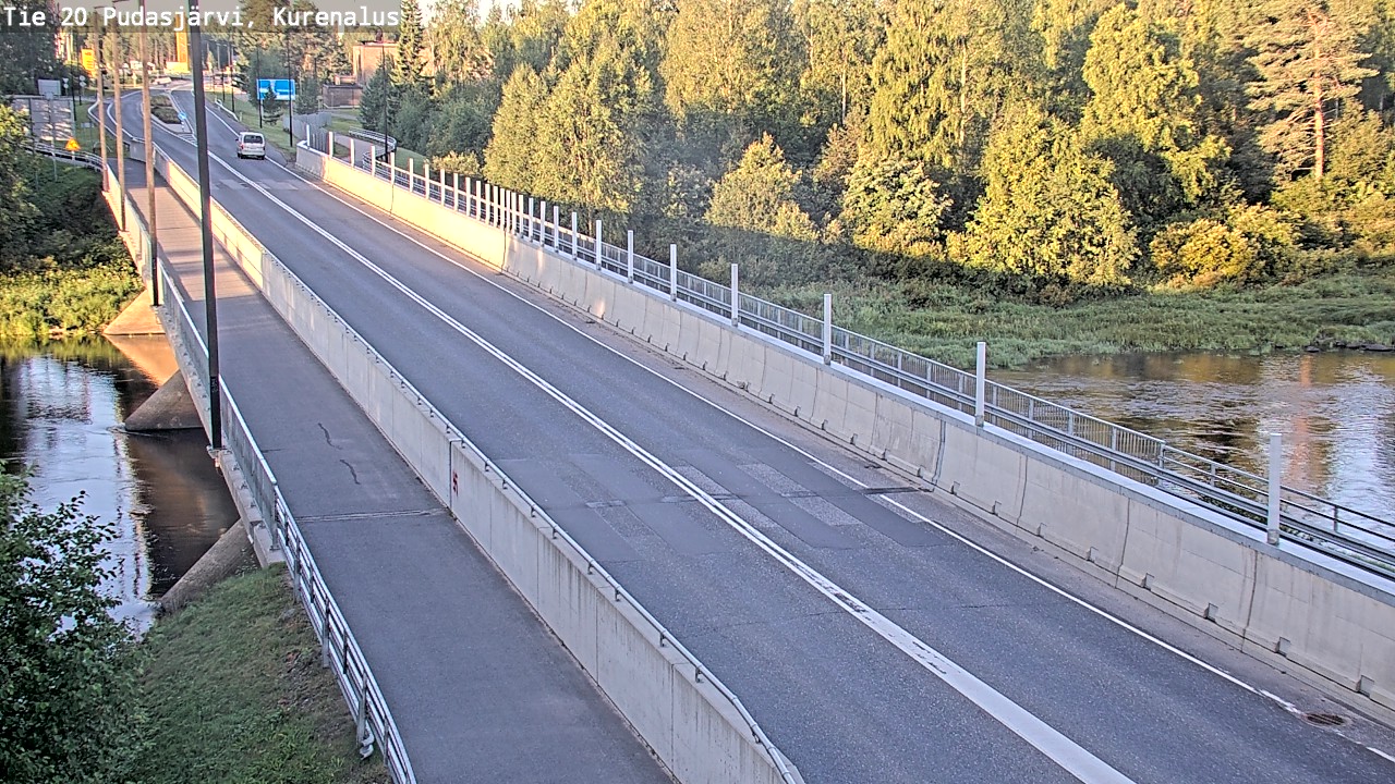 Weather Camera Image Road 20 Pudasjärvi, Kurenalus, Pudasjärvi, Pohjois-Pohjanmaa