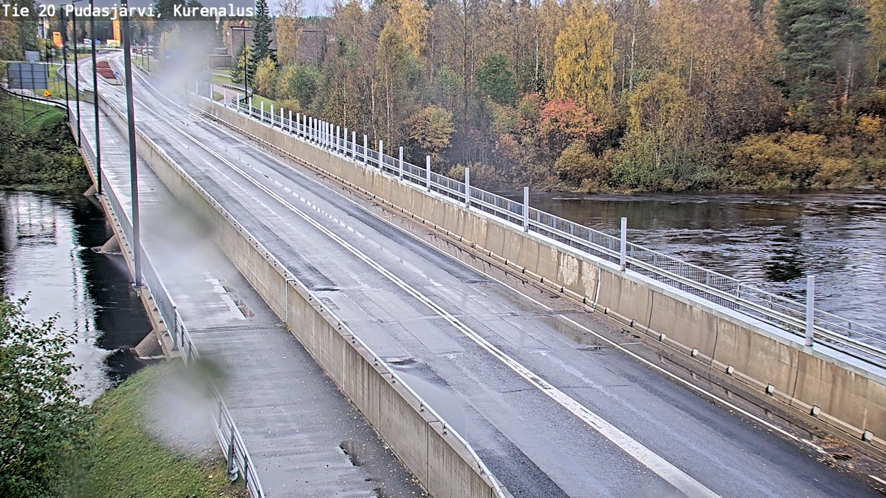 Weather Camera Image Road 20 Pudasjärvi, Kurenalus, Pudasjärvi, Pohjois-Pohjanmaa