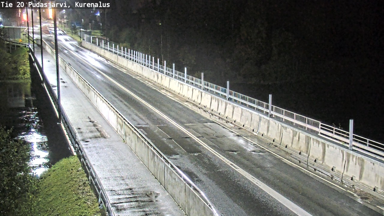 Weather Camera Image Road 20 Pudasjärvi, Kurenalus, Pudasjärvi, Pohjois-Pohjanmaa