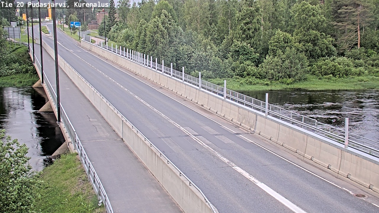 Kelikamerat Kuva Tie 20 Pudasjärvi, Kurenalus, Pudasjärvi, Pohjois-Pohjanmaa