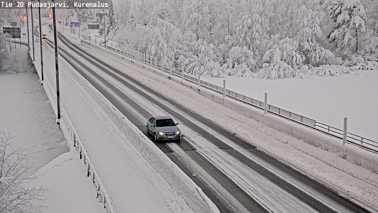 Kelikamerat Kuva Tie 20 Pudasjärvi, Kurenalus, Pudasjärvi, Pohjois-Pohjanmaa