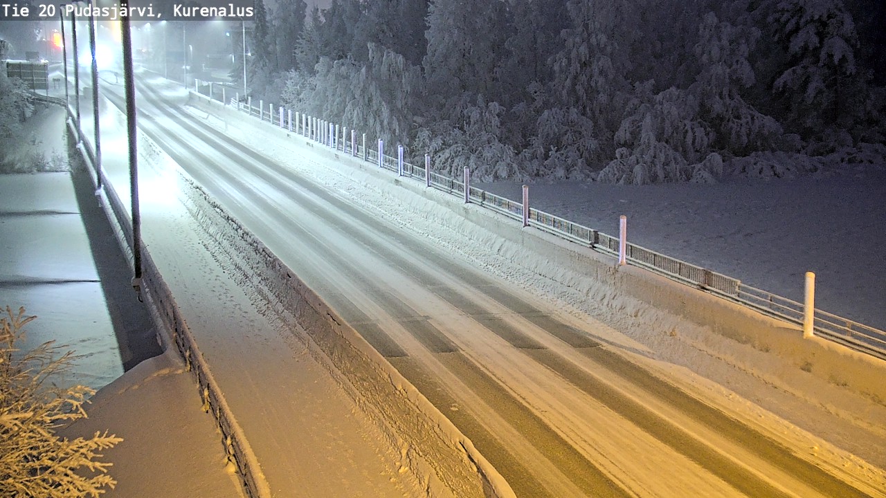 Kelikamerat Kuva Tie 20 Pudasjärvi, Kurenalus, Pudasjärvi, Pohjois-Pohjanmaa