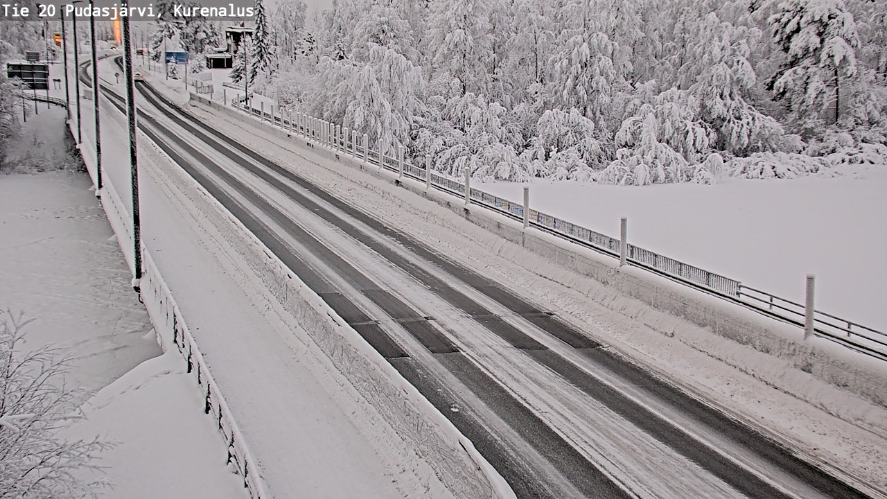 Kelikamerat Kuva Tie 20 Pudasjärvi, Kurenalus, Pudasjärvi, Pohjois-Pohjanmaa