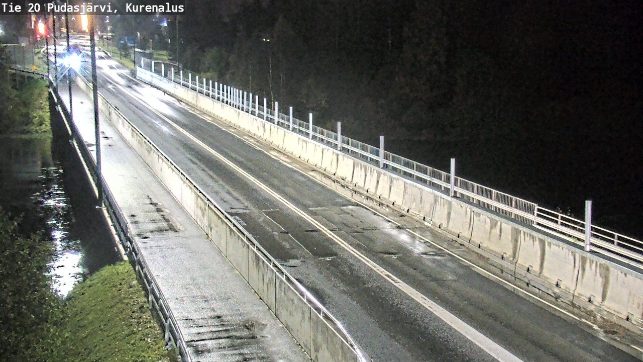 Weather Camera Image Road 20 Pudasjärvi, Kurenalus, Pudasjärvi, Pohjois-Pohjanmaa