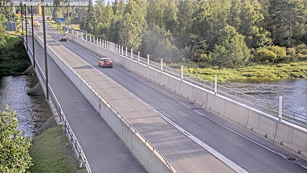 Weather Camera Image Road 20 Pudasjärvi, Kurenalus, Pudasjärvi, Pohjois-Pohjanmaa