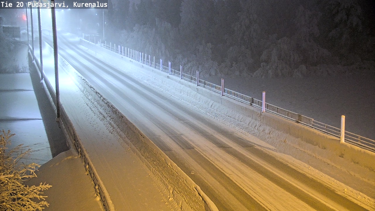 Kelikamerat Kuva Tie 20 Pudasjärvi, Kurenalus, Pudasjärvi, Pohjois-Pohjanmaa