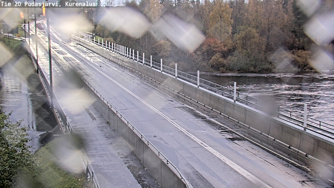 Weather Camera Image Road 20 Pudasjärvi, Kurenalus, Pudasjärvi, Pohjois-Pohjanmaa