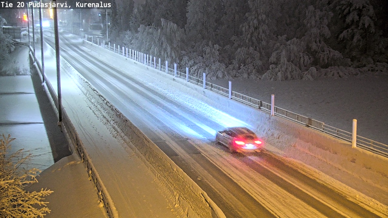 Kelikamerat Kuva Tie 20 Pudasjärvi, Kurenalus, Pudasjärvi, Pohjois-Pohjanmaa