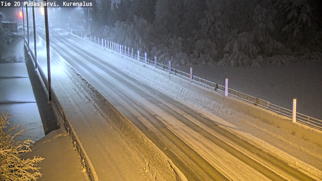 Kelikamerat Kuva Tie 20 Pudasjärvi, Kurenalus, Pudasjärvi, Pohjois-Pohjanmaa