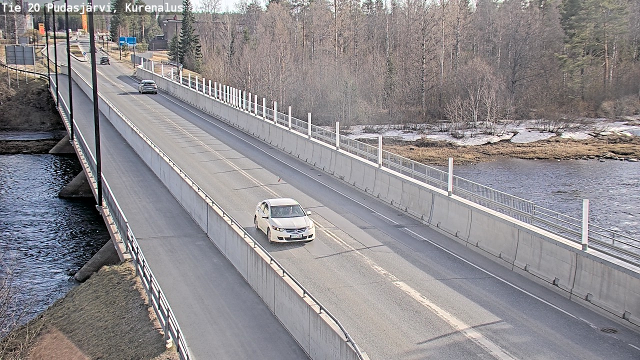 Weather Camera Image Road 20 Pudasjärvi, Kurenalus, Pudasjärvi, Pohjois-Pohjanmaa