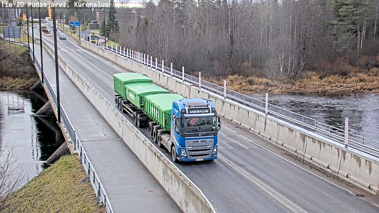 Kelikamerat Kuva Tie 20 Pudasjärvi, Kurenalus, Pudasjärvi, Pohjois-Pohjanmaa