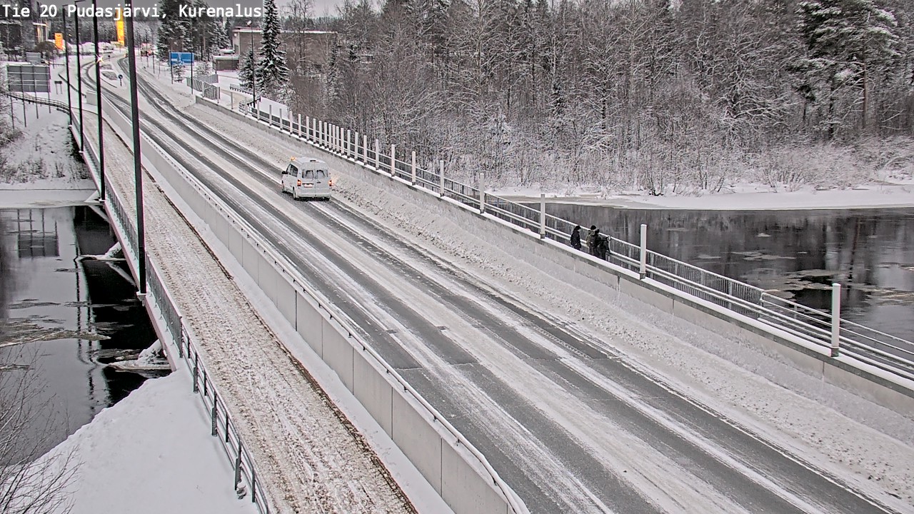 Weather Camera Image Väg 20Pudasjärvi, Kurenalus, Pudasjärvi, Pohjois-Pohjanmaa