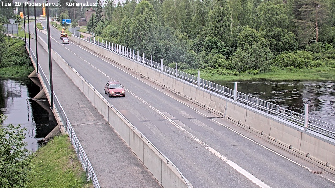 Kelikamerat Kuva Tie 20 Pudasjärvi, Kurenalus, Pudasjärvi, Pohjois-Pohjanmaa