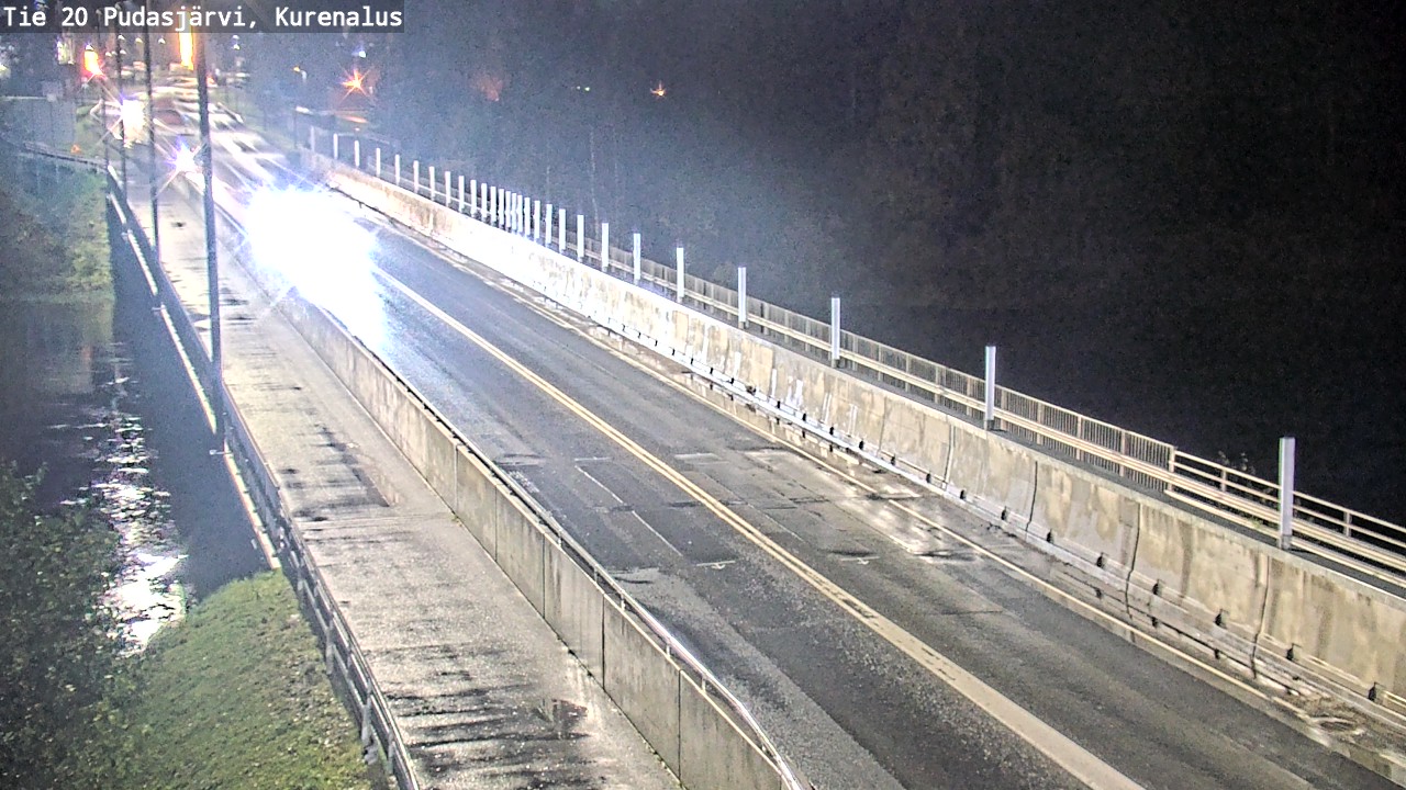 Weather Camera Image Road 20 Pudasjärvi, Kurenalus, Pudasjärvi, Pohjois-Pohjanmaa