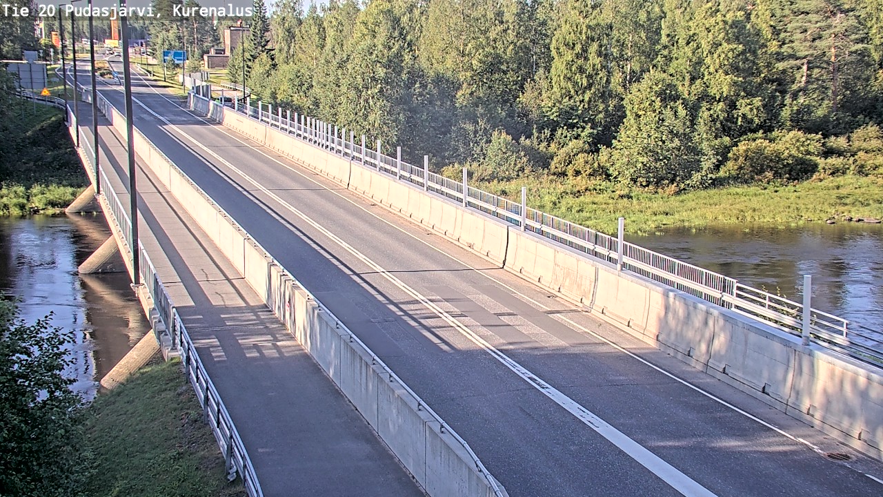 Weather Camera Image Road 20 Pudasjärvi, Kurenalus, Pudasjärvi, Pohjois-Pohjanmaa