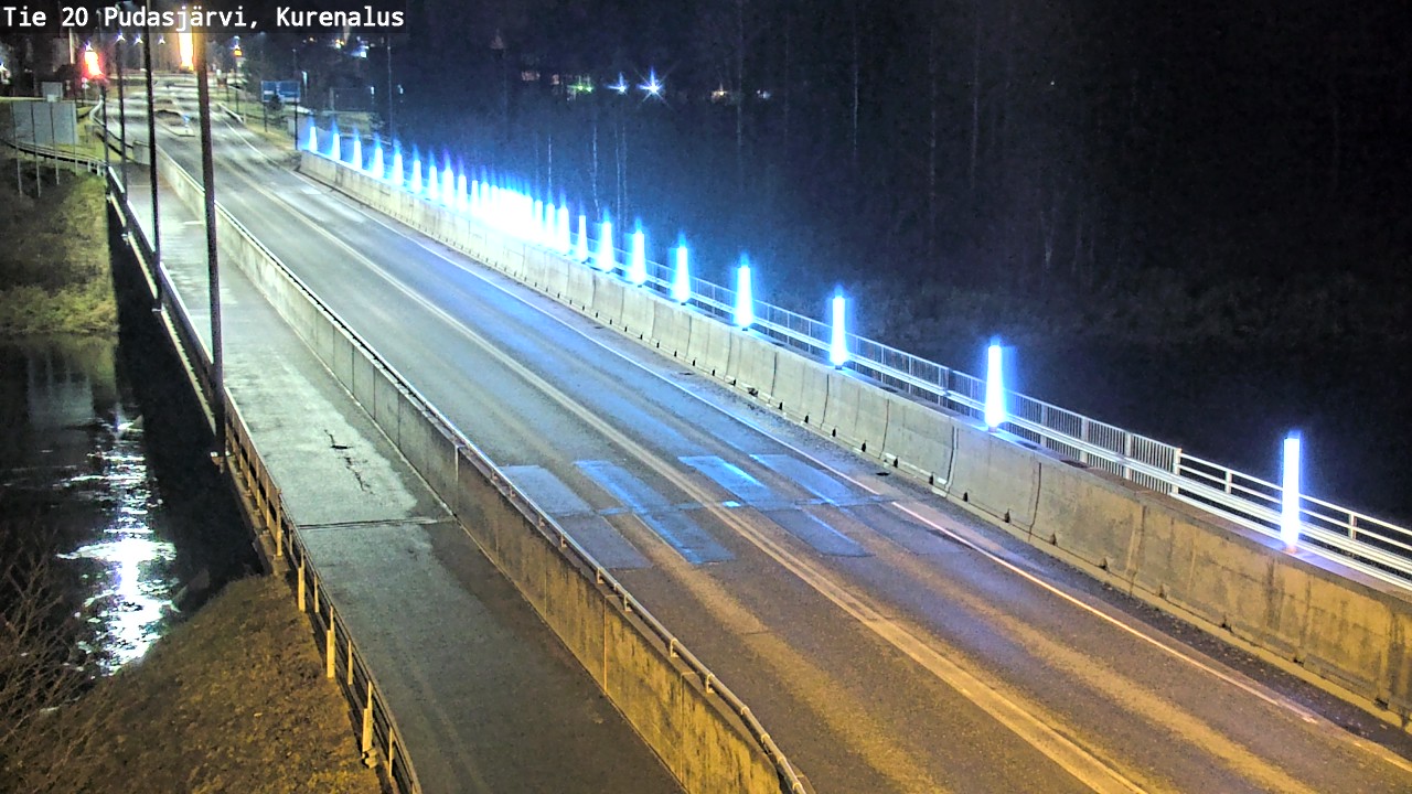 Weather Camera Image Väg 20Pudasjärvi, Kurenalus, Pudasjärvi, Pohjois-Pohjanmaa