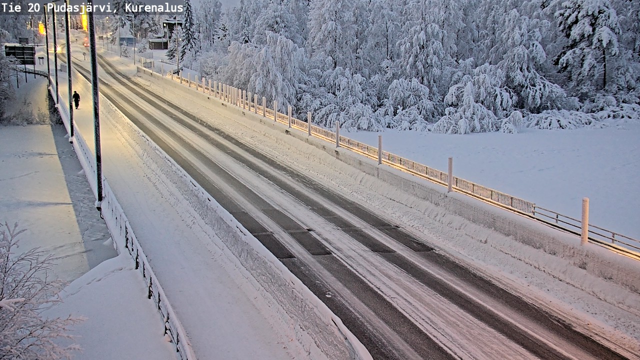 Kelikamerat Kuva Tie 20 Pudasjärvi, Kurenalus, Pudasjärvi, Pohjois-Pohjanmaa