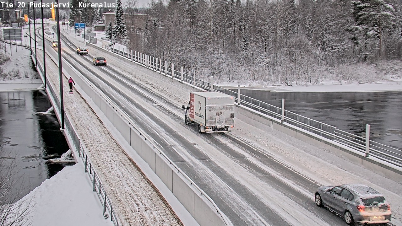 Weather Camera Image Väg 20Pudasjärvi, Kurenalus, Pudasjärvi, Pohjois-Pohjanmaa