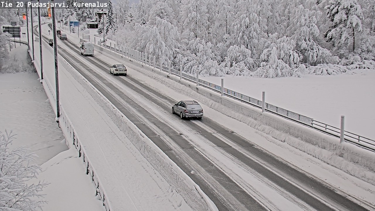 Kelikamerat Kuva Tie 20 Pudasjärvi, Kurenalus, Pudasjärvi, Pohjois-Pohjanmaa