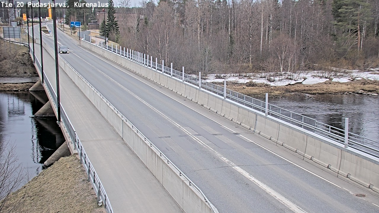 Weather Camera Image Väg 20Pudasjärvi, Kurenalus, Pudasjärvi, Pohjois-Pohjanmaa