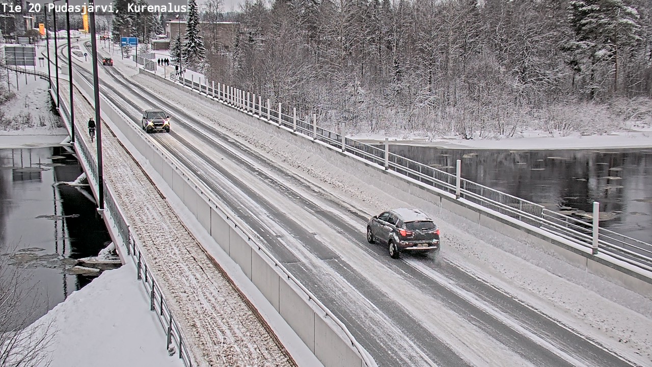 Weather Camera Image Väg 20Pudasjärvi, Kurenalus, Pudasjärvi, Pohjois-Pohjanmaa